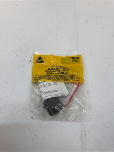 New Cherne Industries 240028 Two Inch Test Ball Plug Rubber Product