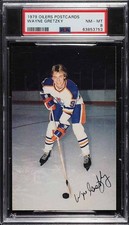 1979 Oilers Postcards Hockey Wayne Gretzky ROOKIE PSA 8 NM-MT 63853753