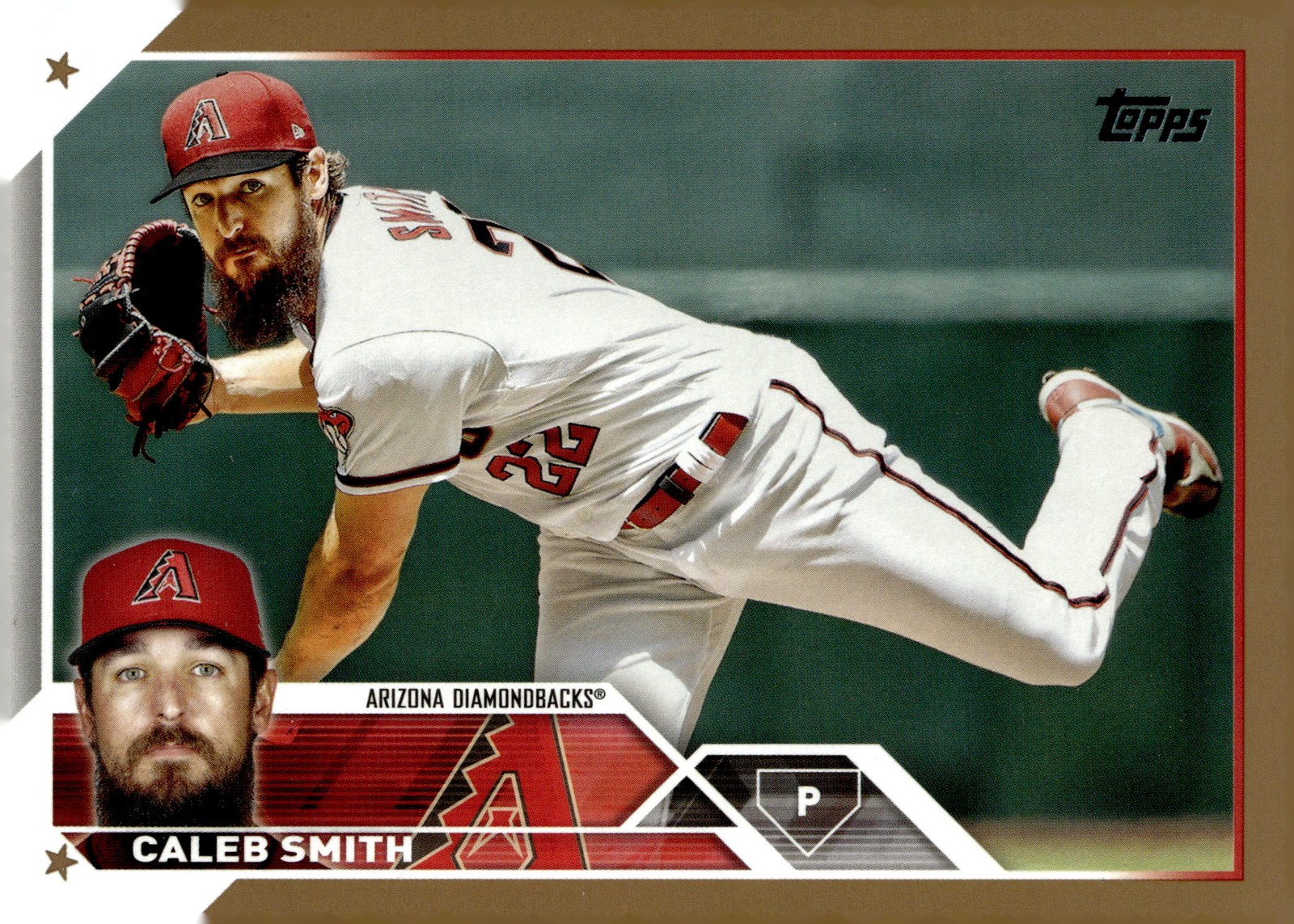 2023 Topps #191 Caleb Smith Gold #/2023