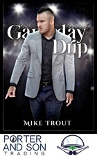 Mike Trout Gameday Drip 2025 Topps #GD-4 Los Angeles Angels Baseball Card
