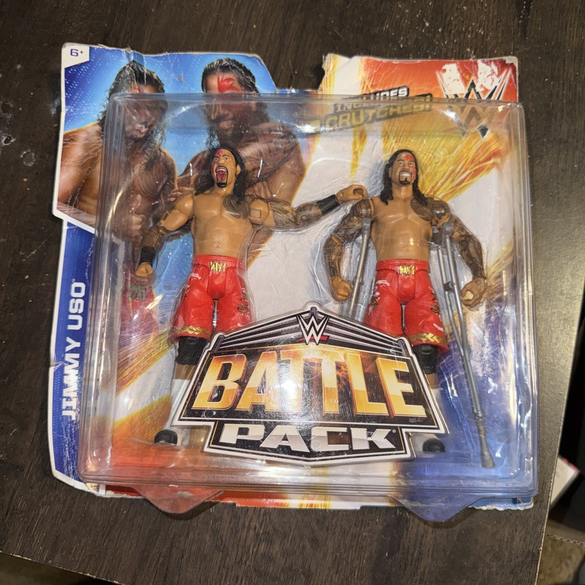じ*う様 B24932★オークション★ アウトレット 大特価セット！ユーフォルビ Mattel - WWE Action Figure Set - Battle Pack - JIMMY USO & JEY USO