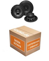 Lautsprecher Boxen Einbaupaket Vorne Hifonics VX62 Passend FüR Skoda Octavia III