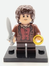 Lord of the Rings Frodo Baggins Custom Lego Minifigure 9472 Attack on Weathertop
