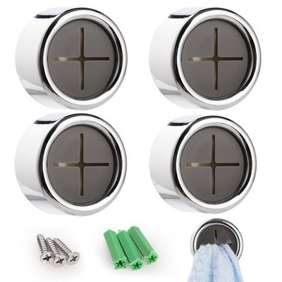 Tea Towel Holder, 4 Piece Door Towel Holder, Towel Holder Self Adhesive Ge...