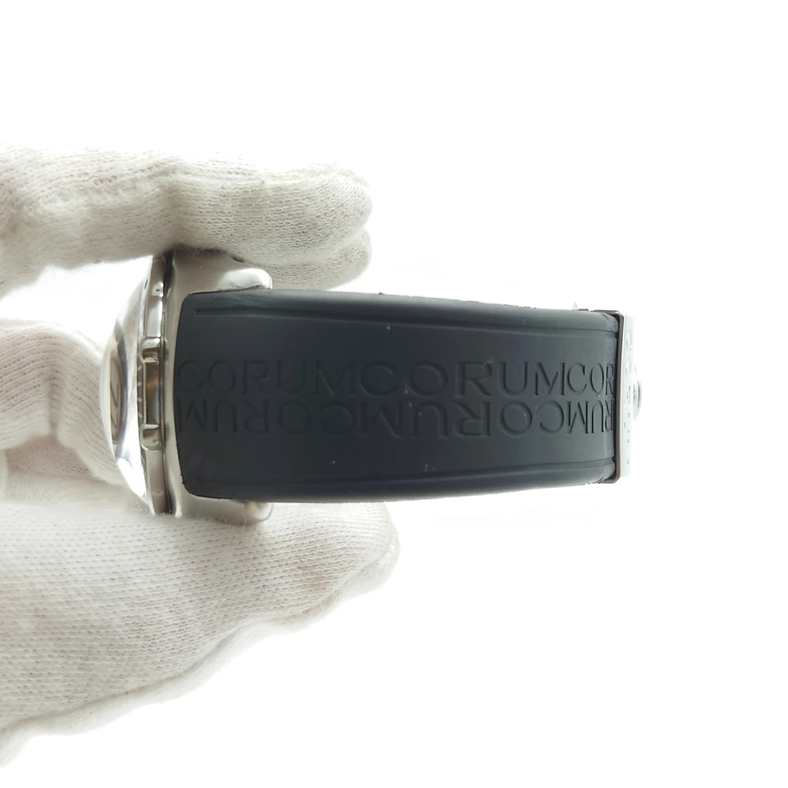 CORUM Bubble Chronograph Watch Automatic Black Si… - image 10