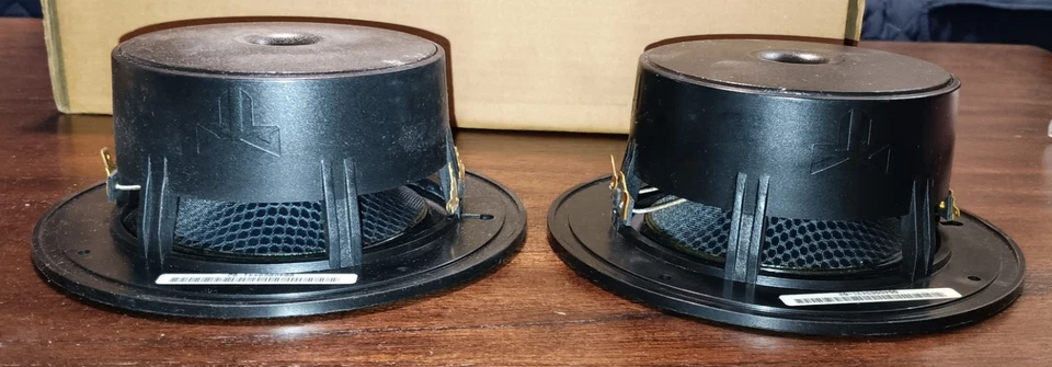 NEW NOS ROCKFORD FOSGATE FNQ2405 FANATIC MIDRANGE 5 1/4 INCH SPEAKERS OLD SCHOOL - Image 3 of 4