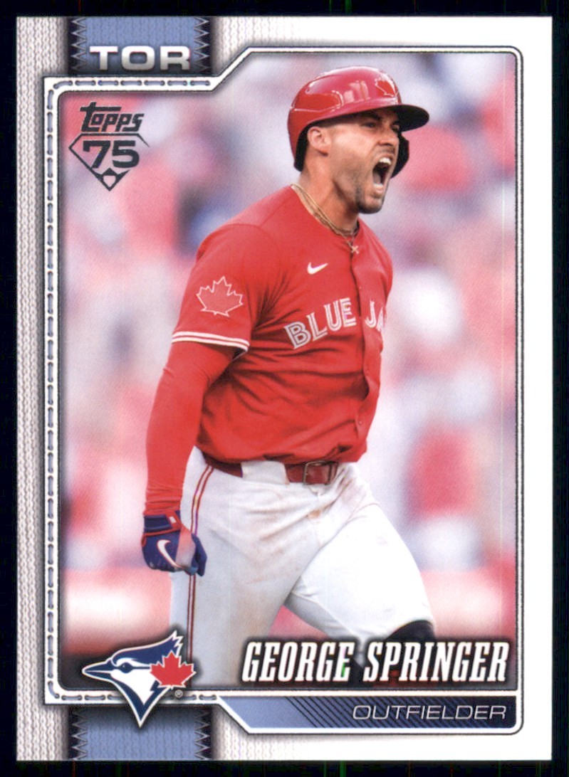 2026 Topps Series Two George Springer Toronto Blue Jays #455