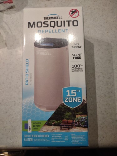 Thermacell Patio Shield "Riverbed" Mosquito Repeller - Scent & Flame Free - 15ft - Picture 3 of 7