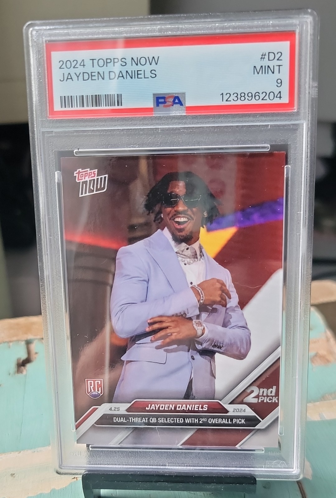 2024 Topps Now - Jayden Daniels #D-2 /7336 (RC) view 1
