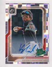 2026 Donruss OPTIC PANDORA PRIZM AUTOGRAPH 116 KAYSON CUNNINGHAM RC ROOKIE 16/25
