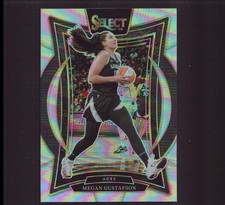 2025 Panini Select WNBA - Megan Gustafson #17 Silver Prizm