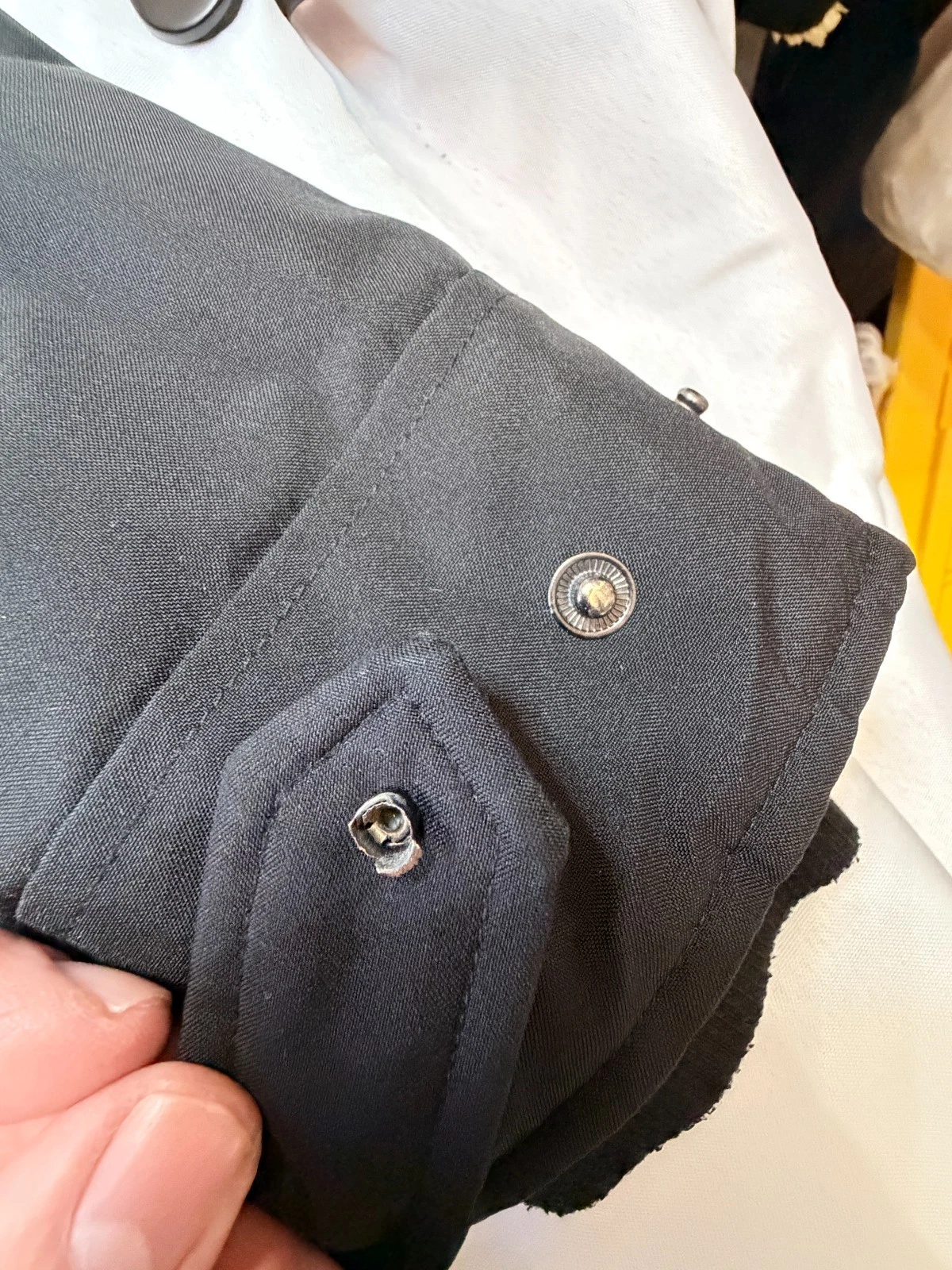 WantDo XL Men's Black Parka Jacket (no hood) - product detail image 2