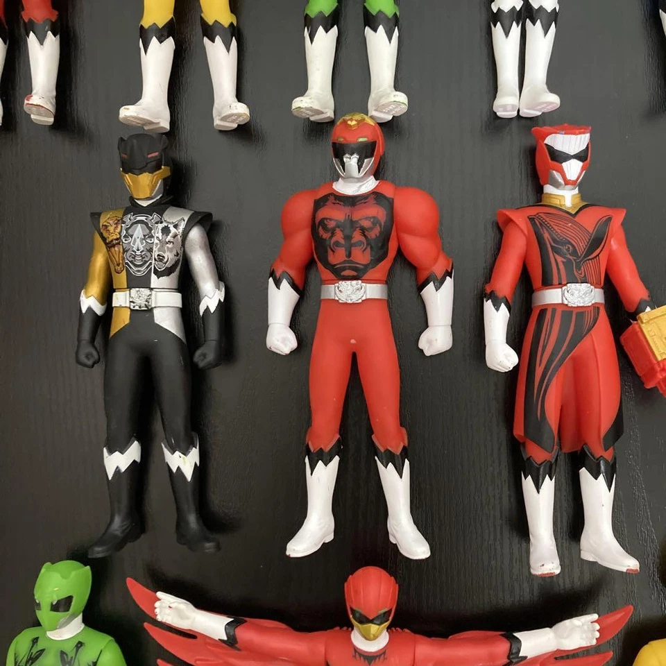 Paquete de figuras de vinilo suave Power Rangers Zyuohger venta Foto 4 de 4
