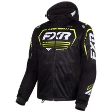 FXR RRX Insulated Snowmobile Jacket - Black Hex/Hi-Vis