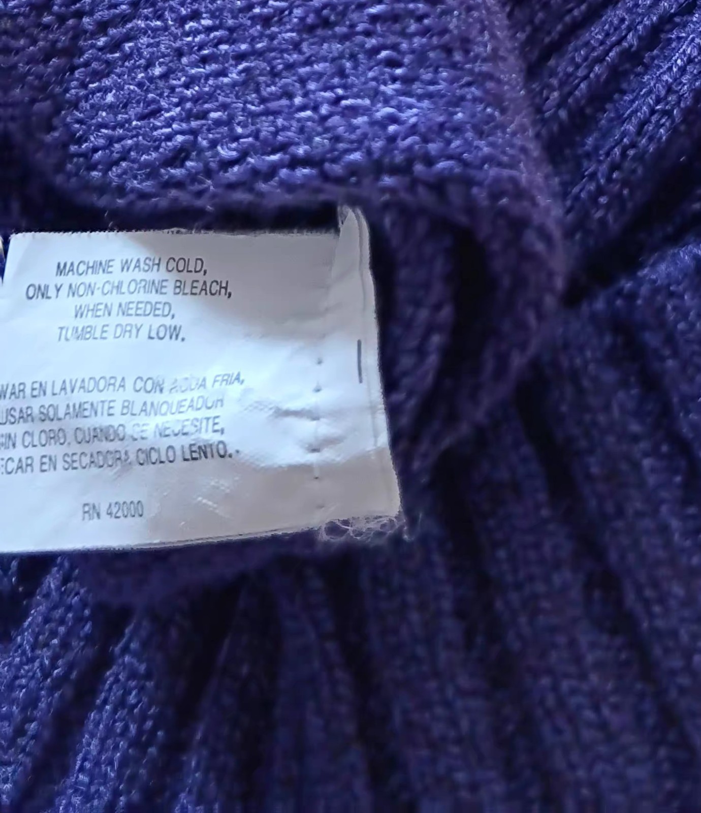 Basic Editions Plus Size Sweater Purple Size X - image 7