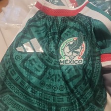 adidas Mexico National Team Soccer Jersey Green White Red Size S for a pet 