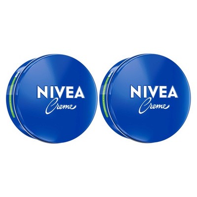 NIVEA Creme Feuchtigkeitspflege mit Eucerit  alle Hauttypen Unisex 2 x 400ml