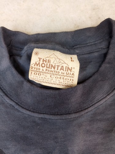 Camiseta The Mountain Para Hombre Negra Mago Fantasía Cuero Etiqueta Talla Grande - Imagen 3 de 7