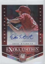 2012 Elite Extra Edition Aspirations Die-Cut Signatures Eric Stamets Auto 0t3