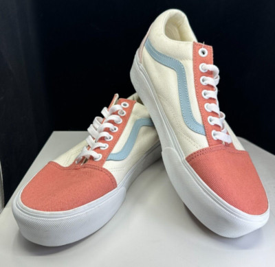 Vans Old Skool Platform Multicolor Twill Pastel- Size 8.5 - NEW