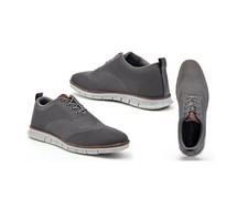 franco vanucci men's knit fabric oxford shoes