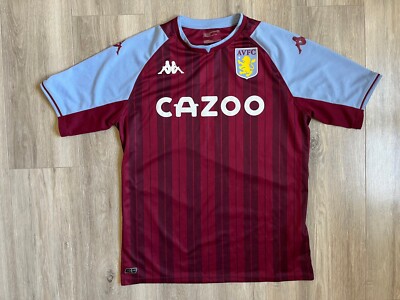 Aston Villa Kappa ホワイトジャージ 2020-21 Aston Villa Kappa Hooded Track Jacket (M)