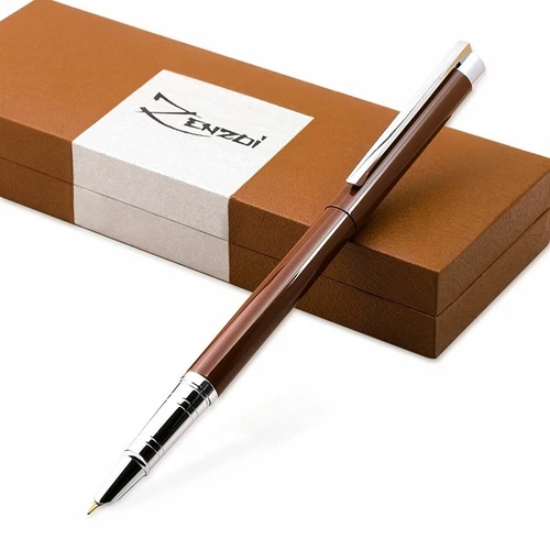 Fountain Pen Set with Gift Case [Chocolate Espresso Brown] Ink Cartridge Refill