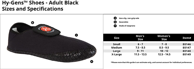 Обувь для боевых искусств или фитнеса Hy-Gens — черная для взрослых - Изображение 2 из 2