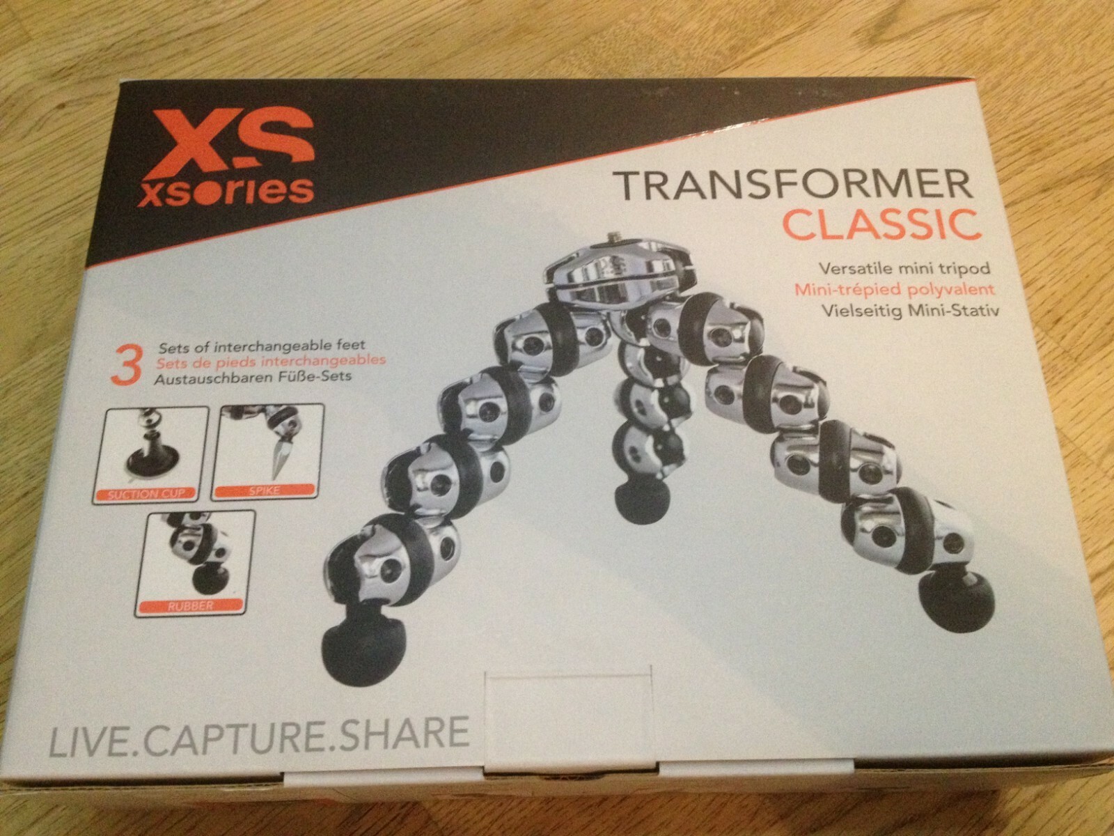 Trépied polyvalent XSories Transformer mini support stable pour hybride et action cam