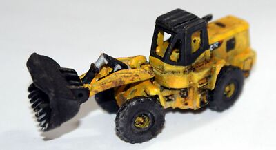 JCB oder Cat Type auf Rädern Hi Lift Lader E55 unlackiert N Stärke Maßstab Modelle Kit