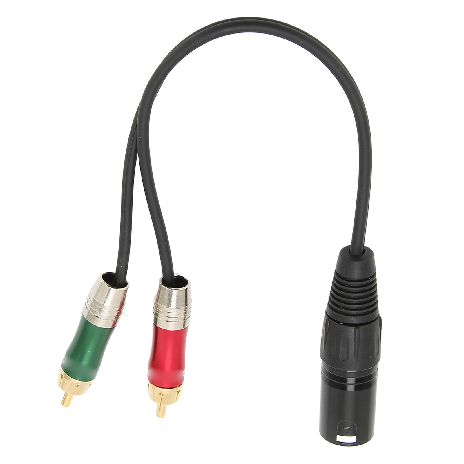 XLR To Dual DC3.5mm 2 Cable Stereo Wire Microphone Splitter Line For