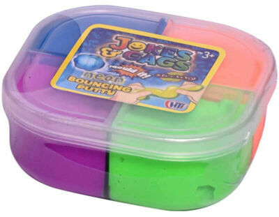 Neon Hüpfkitt Wanne dehnbar 4 verschiedene Farben Spielspaß Kinder Spielzeug Xmss Geschenk
