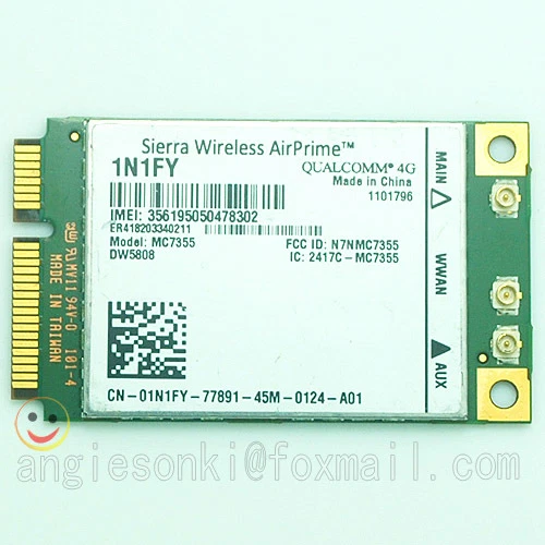 Dell 1N1FY DW5808 Sierra MC7355 4G LTE/HSPA for Latitude 3340 E5440 E7440 E7240 - Image 4 of 4