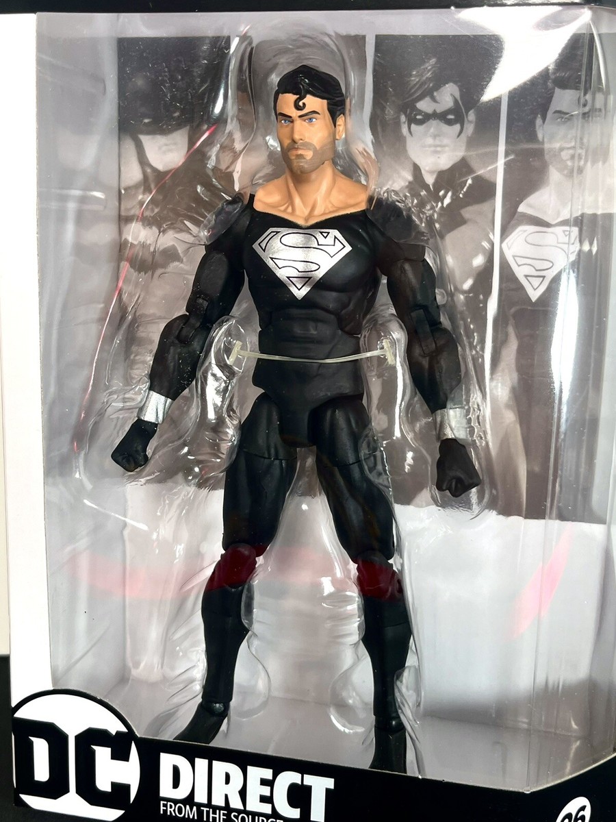 2023 DC Essentials - BLACK (SOLAR SUIT) SUPERMAN 7” Action Figure