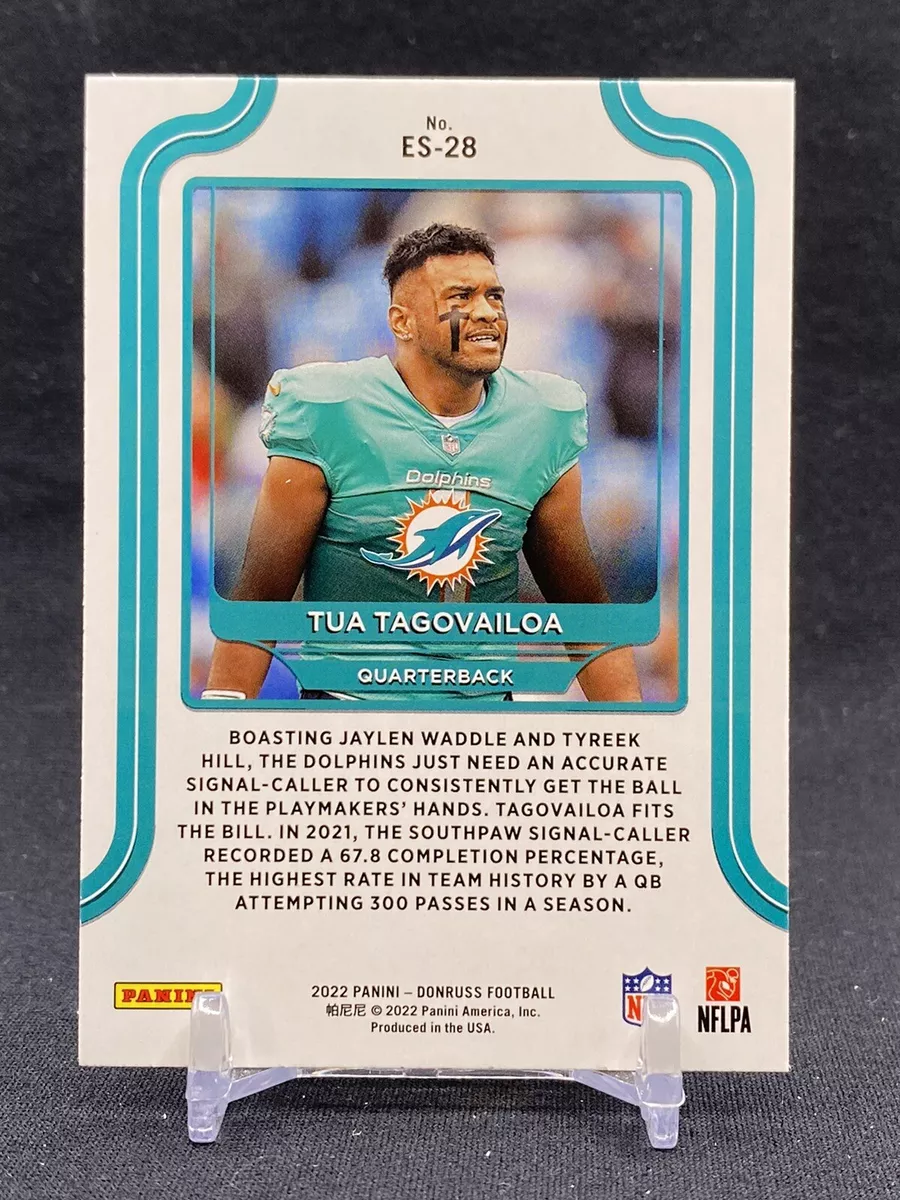 Tua Tagovailoa #ES-28 Prices, 2022 Panini Donruss The Elite Series