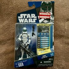 2010 CLONE PILOT GOJI CW28 MOSC STAR WARS The Clone Wars 3.75 Inches Hasbro