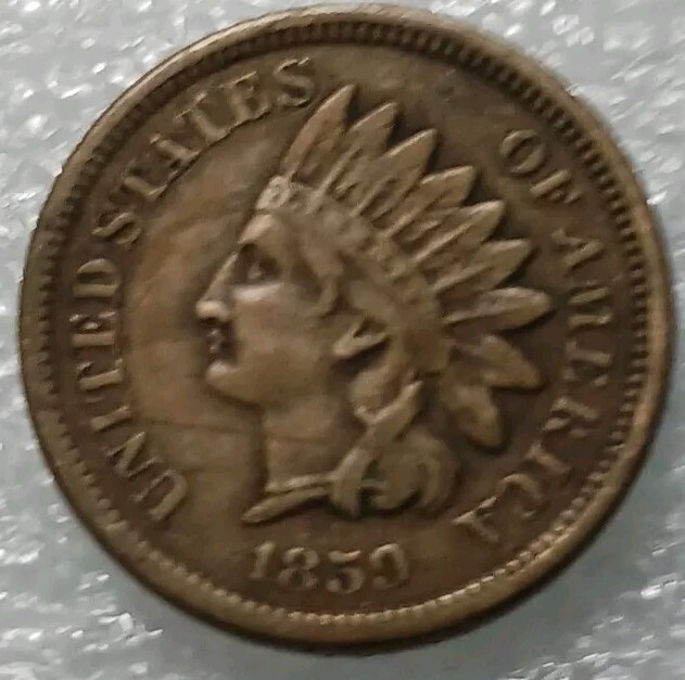 1859 Indian Head Penny First Year Item # 1123