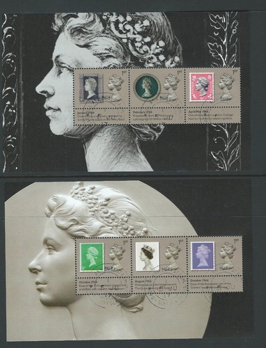 GREAT BRITAIN 2017 THE MACHIN DEFINITVE PANES 1 and 2 EX.PRESTIGE BOOK FINE USED - 第 1/1 張圖片
