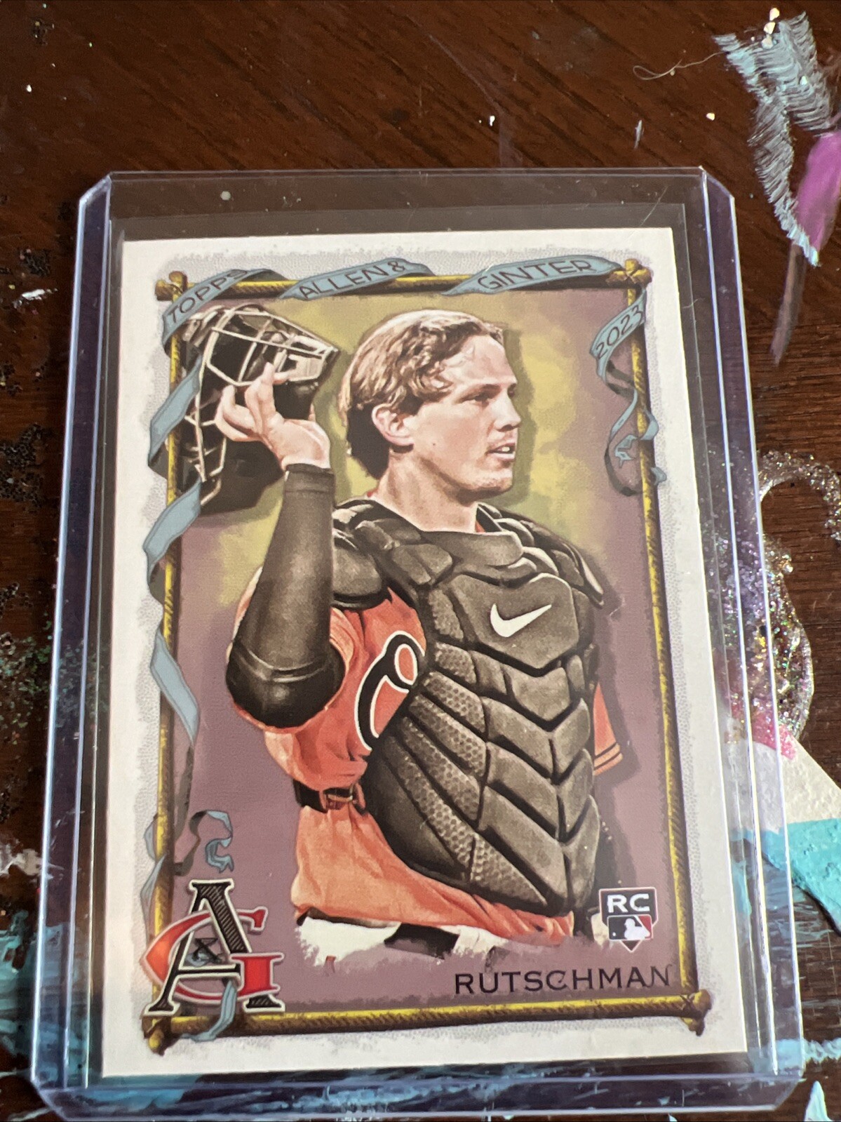 2023 Topps Allen & Ginter Adley Rutschman RC SP Image Variation #353 Orioles
