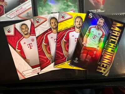 Topps SuperStars 23/24 Fc Bayern München Kane Sane Matchwinner Parallel Yellow