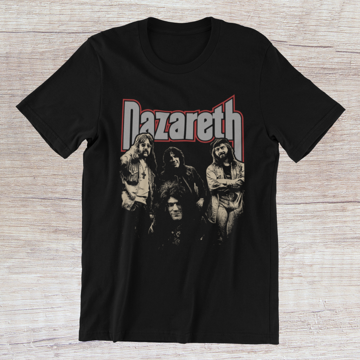 NAZARETH T-Shirt Dan McCafferty 70s Heavy Metal Hard Rock Band on