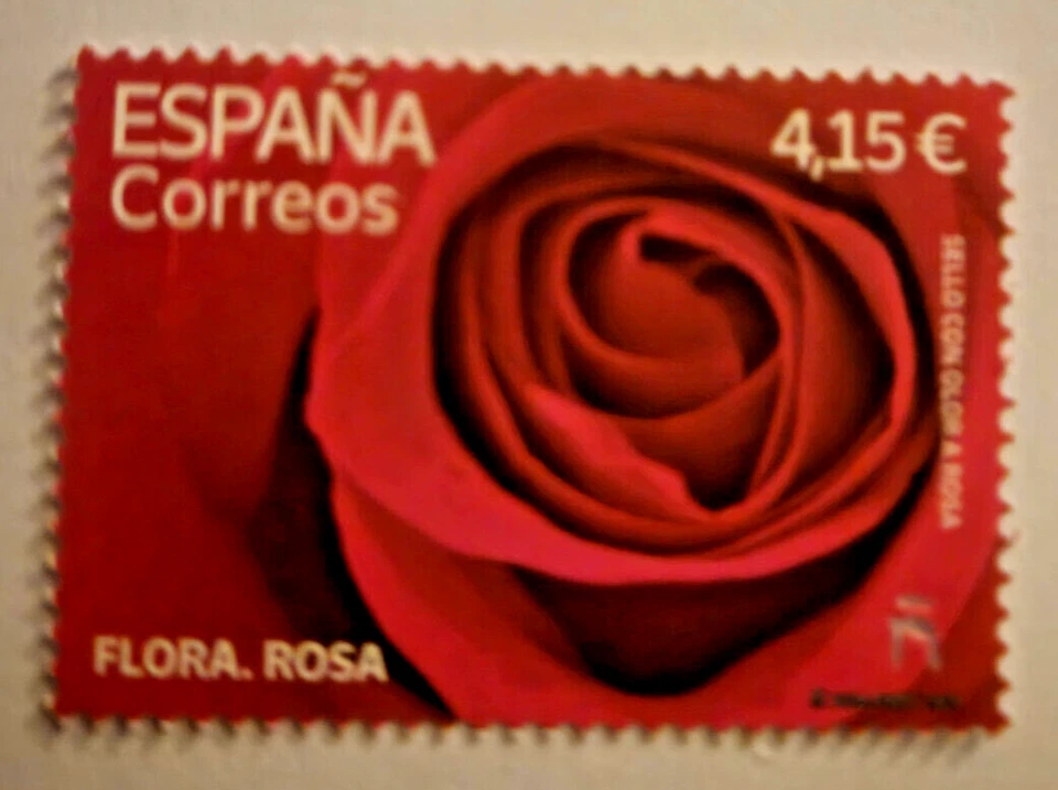 Correos Spanien  2021  "Flora Rose" Duftmarke MiNr:ES 5567 - Bild 1 von 1