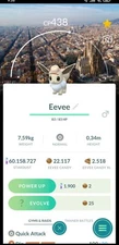 Pokemon Shiny Eevee Male Wearing an Explorers Hat Background Barcelona TRA'DE GO