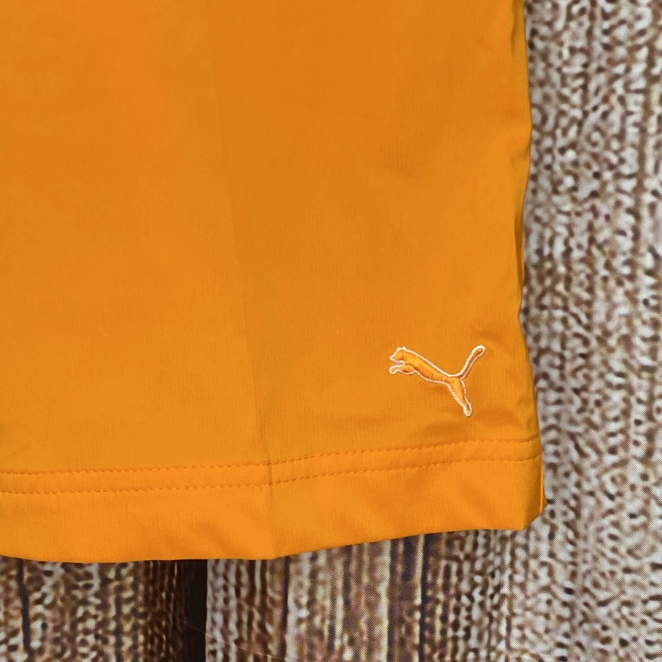 Puma Golf Youth Solid Tech Shorts Junior Collection Size Medium Orange NWT - Image 2 of 4