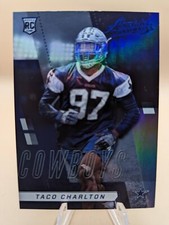 2017 Panini Absolute Football Taco Charlton Blue Rookie card #164 Dallas Cowboys