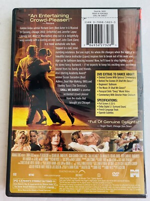 Shall We Dance (DVD, 2005, Full Screen, w/Insert) Richard Gere