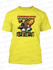 Mens Steppin Into Juneteenth Sneaker Tee Shirt To Match Jays Black History