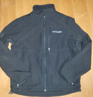 Cisco branded jacket mens full zip adult medium high neck black outdoor casual