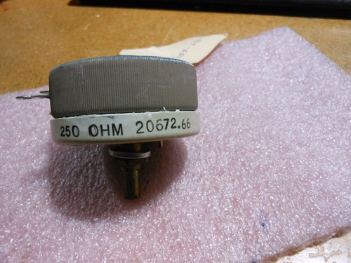 ANGSTROHM PRECISION VARIABLE RESISTOR # K45259-250 NSN: 5905-00-557-9244 - Picture 4 of 6