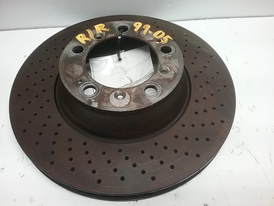 Disco de rotor de freno trasero izquierdo y derecho Porsche 911 1999-2005 533-58607 3,4 L Foto 4 de 4